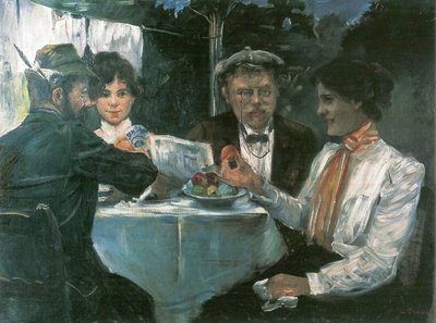 En el jardín de Max Halbe de Lovis Corinth